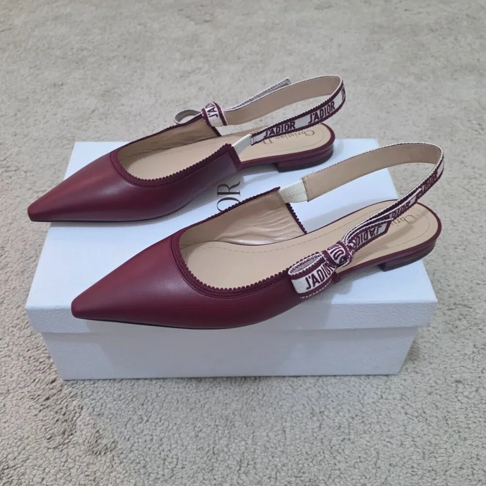 NWT Dior J'ADIOR Slingback Pump Ruby Red 41 - Picture 3 of 7